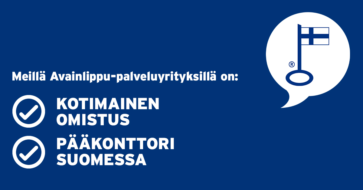 Euronics palveluilla on Avainlippumerkki