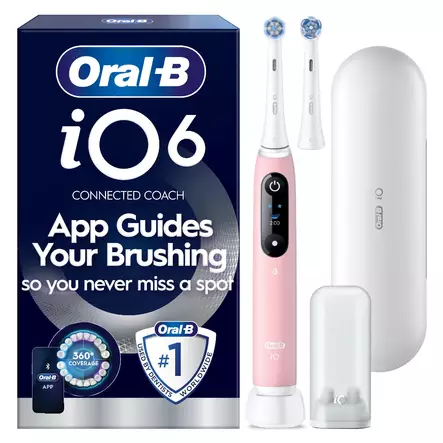 ORAL-B IO6S SÄHKÖHAMMASHARJA PINK - Sähköhammasharjat - 8006530067461 - 1