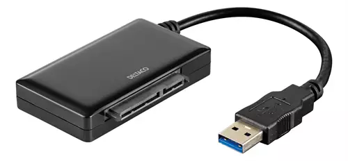 DELTACO USB 3.0 - SATA SOVITIN KIINTOLEVYILLE - Kaapelit ja adapterit - 7333048008831 - 1