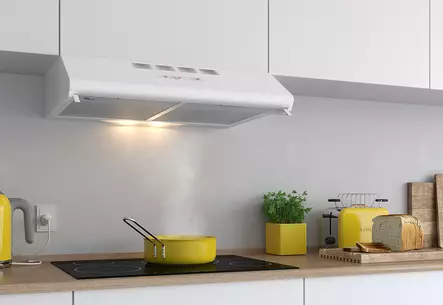 THERMEX MANCHESTER STAND 70CM LIESITUULETIN VALKOINEN - Kaapiston alle asennettava liesituuletin - 5703347516122 - 2