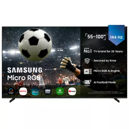 SAMSUNG 55" R85H MICRO RGB 4K SMART TV (2026) - 51-60 tuumaiset televisiot - 8806099113612 - 2