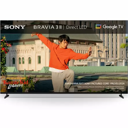 SONY 55" BRAVIA 3 II 4K LED GOOGLE TV - 51-60 tuumaiset televisiot - 4548736177703 - 1