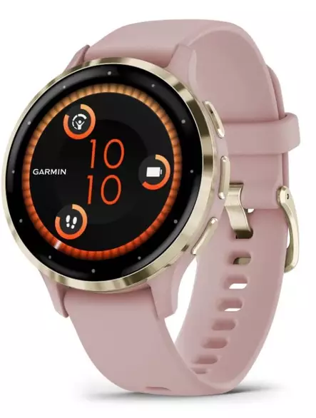 GARMIN VENU 3S PINK DAWN + PEACH GOLD ÄLYKELLO - Älykellot ja aktiivisuusrannekkeet - 753759314804 - 2