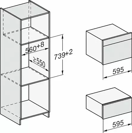 MIELE ESW7020 LÄMPÖLAATIKKO MUSTA - Tarvikkeet kodinkoneisiin - 4002516131304 - 2