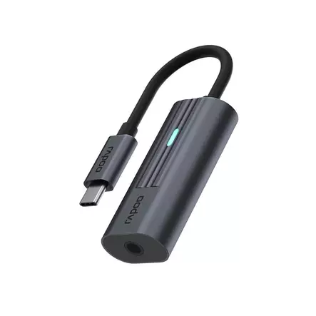 RAPOO UCA-1002 USB-C TO 3.5MM AUDIO ADAPTER - Kaapelit ja adapterit - 6940056114044 - 1