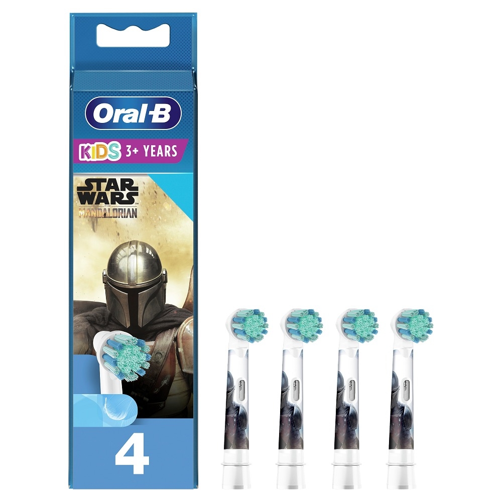 ORAL-B KIDS MANDALORIAN-VAIHTOHARJA 4KPL - Euronics Verkkokauppa