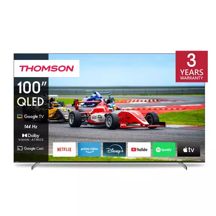 THOMSON 100QG7S14 100" QLED - Yli 60 tuumaiset televisiot - 9120106662955 - 2
