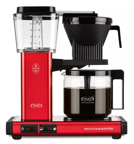 MOCCAMASTER OPTIO KAHVINKEITIN PUNAINEN METALLI - Kahvinkeittimet - 8712072536166 - 1