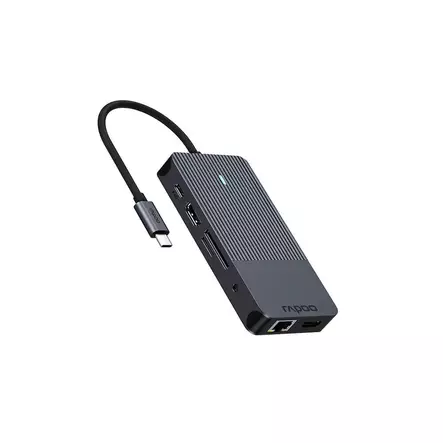 RAPOO UCM-2005 10-IN-1 USB-C TELAKKA - Kaapelit ja adapterit - 6940056114136 - 2