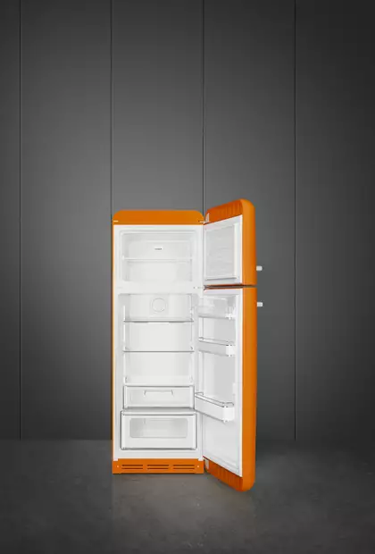 SMEG FAB30ROR5 RETRO JENKKIKAAPPI ORANSSI OIKEAKÄTINEN - Jenkkikaapit - 8017709297787 - 2