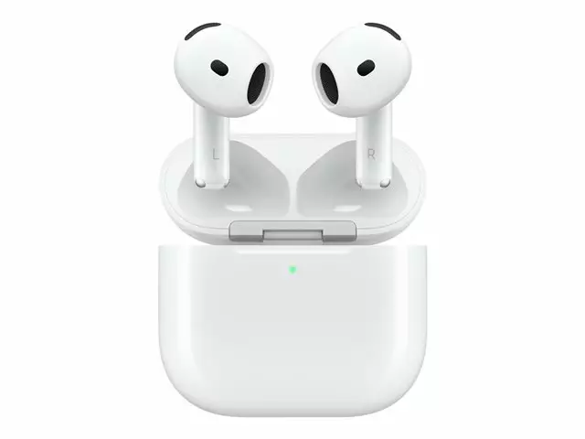 APPLE AIRPODS 4 NAPPIKUULOKKEET AKTIIVISELLA MELUNVAIMENNUKSELLA - Langattomat kuulokkeet - 195949689567 - 1