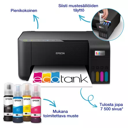 EPSON ECOTANK ET-2860 MONITOIMITULOSTIN - Tulostimet ja skannerit - 8715946725949 - 4