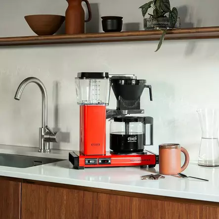 MOCCAMASTER AUTOMATIC KAHVINKEITIN PUNAINEN - Kahvinkeittimet - 8712072537439 - 2